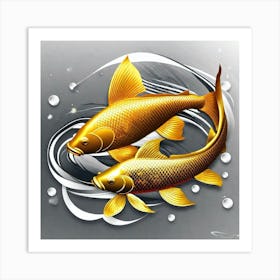 Koi Fish 4 Art Print