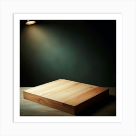 Wooden Cutting Board 1 Art Print