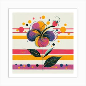 Hibiscus Flower Art Print