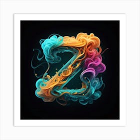 Letter Z Art Print