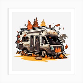 Rv Camper 4 Art Print