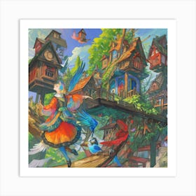 Fairytale House Art Print