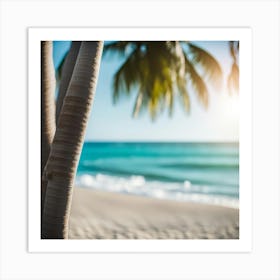 Palm tree paradise Art Print