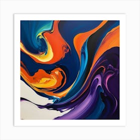 Abstract Painting 1 Art Print