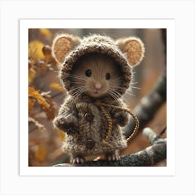 Cute Little Mouse Art Print