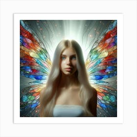 Angel Wings 25 Art Print