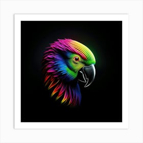 Colorful Parrot 13 Poster