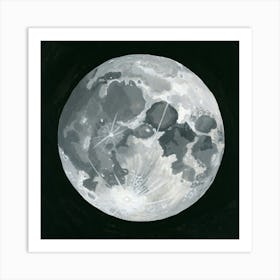 Full Moon Art Print