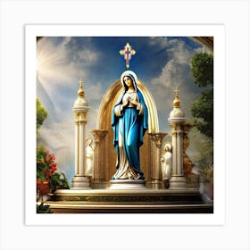 Virgin Mary Art Print