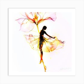 Flower Icon - Flower Dancer Art Print