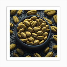 Coffee Beans In A Bowl 20 Art Print