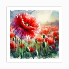 Poppies Art Print