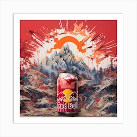 Red Bull Art Print