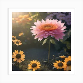 Dahlia Art Print