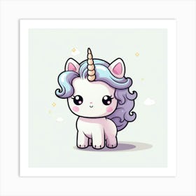 Cute Unicorn 336 Art Print