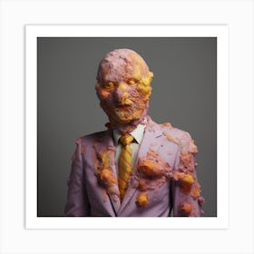 Moldy Man With A Moldy Suit Art Print