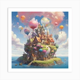 Fairytale Island 1 Art Print