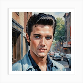 Simply Elvis Presley Art Print