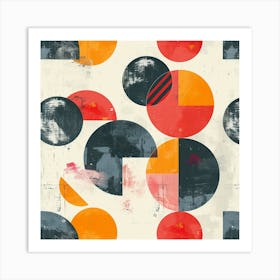 Abstract Circles Art Print