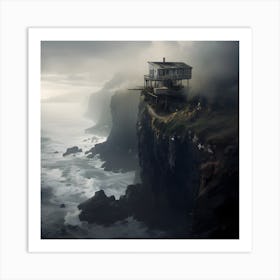 House On The Cliff 2 Art Print