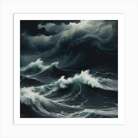 Stormy Sea 8 Art Print