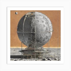 Nasa'S Moon Station 1 Art Print