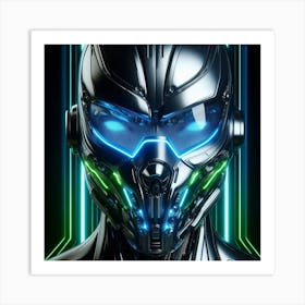 Futuristic Robot 8 Art Print