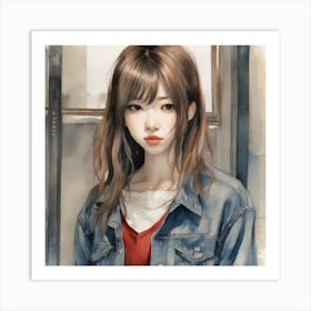 Asian Girl 7 Art Print