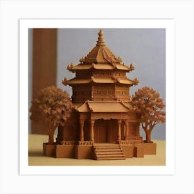 Chinese Temple 1 Art Print