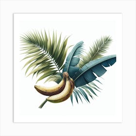 Banana palm 2 Art Print