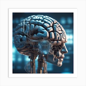 Artificial Brain 40 Art Print