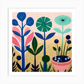 Garden Of Flowers Art Print