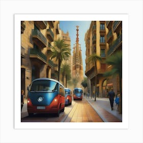 Barcelona Art Print