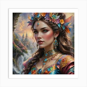 Fairytale Princess Art Print