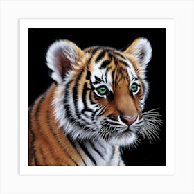 Tiger Cub 5 Art Print