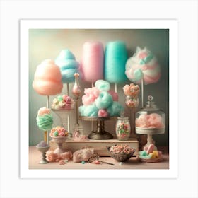 Cotton Candy 1 Art Print