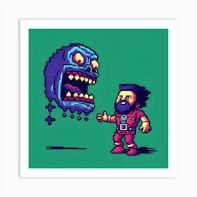 Pixel Art 1 Art Print