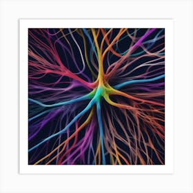 Neuronal Network 6 Art Print