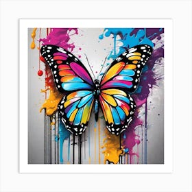 Butterfly Painting 42 Art Print