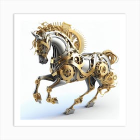 Steampunk Horse Art Print