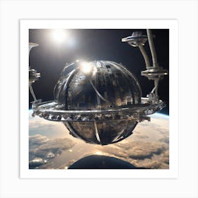 Space Station 105 Art Print