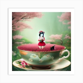 Teacup Art Print