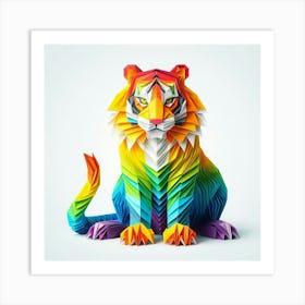 Origami Tiger Art Print