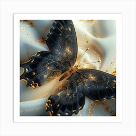 Butterfly Hd Wallpaper 1 Art Print