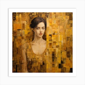 Girl In Yellow Art Print