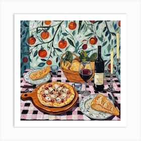 Il Rifugio Del Vino Trattoria Italian Food Kitchen Art Print