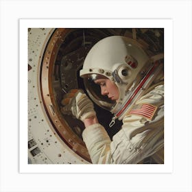 Nasa Astronaut Art Print