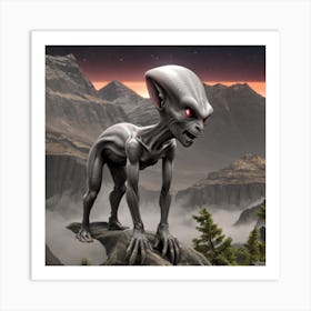 Alien Creature 3a Art Print