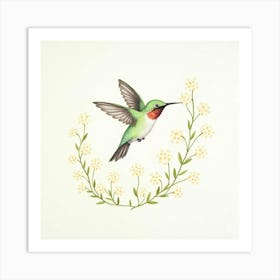 Hummingbird Art Print