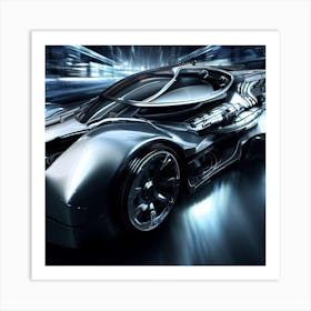 Futuristic Car 2 Art Print